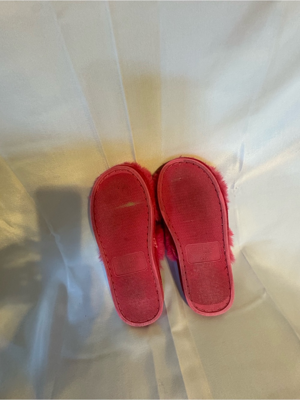 Bebe Fuzzy Slippers - Picture 4 of 5